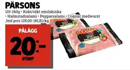 MatArket Pärsons erbjuda