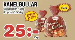 Nya Pulsen SKOGAHOLM Kanelbullar erbjuda