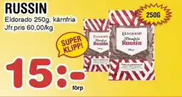 Nya Pulsen ELDORADO Russin erbjuda