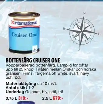Bauhaus Cruiser One Målarfärg erbjuda
