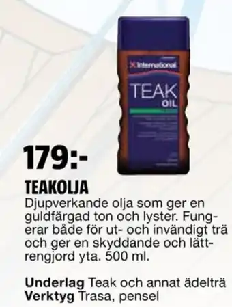 Bauhaus International Träolja erbjuda