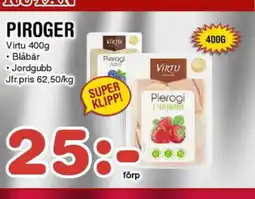 Nya Pulsen PIROGER erbjuda