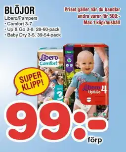Nya Pulsen BLÖJOR erbjuda