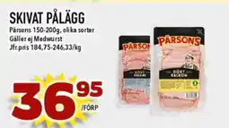 Nya Pulsen SKIVAT PÅLÄGG erbjuda