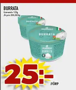 Nya Pulsen BURRATA erbjuda