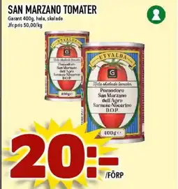 Nya Pulsen SAN MARZANO TOMATER erbjuda