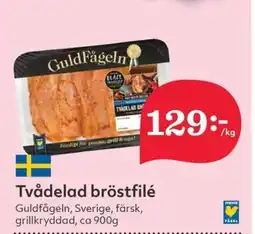 Guldfågeln Tvådelad bröstfilé