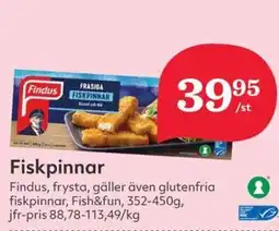 Hemköp Findus Fiskpinnar erbjuda