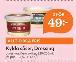 Kylda såser, Dressing