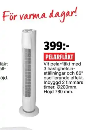 Bauhaus Pro Klima Golvfläkt erbjuda