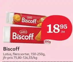 Hemköp LOTUS Biscoff erbjuda