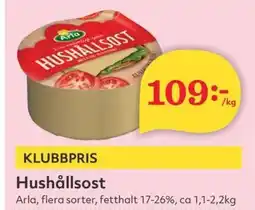Hemköp ARLA Hushållsost erbjuda