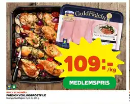Coop Guldfågeln Färsk Kycklingbröstfilé erbjuda