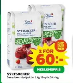 Coop Dansukker Syltsocker erbjuda