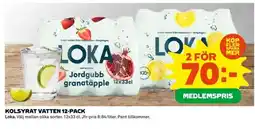 Coop LOKA Kolsyrat vatten erbjuda