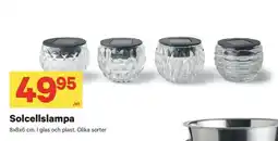 City Gross Solcellslampa erbjuda
