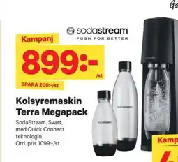 City Gross Kolsyremaskin Terra Megapack erbjuda