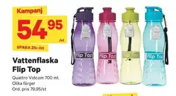 City Gross Vattenflaska Flip Top erbjuda