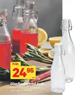 City Gross Glasflaska med lock erbjuda