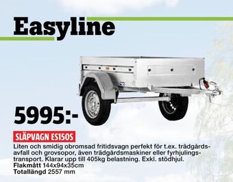 Easyline Släpvagn