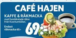 Ica Hajen Lagpris Kaffe & räkmacka erbjuda