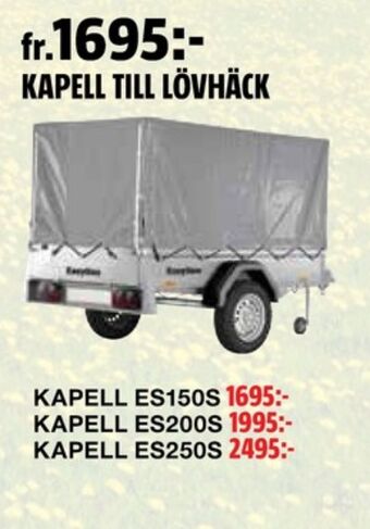 Bauhaus Easyline Kapel f släpvagn erbjuda