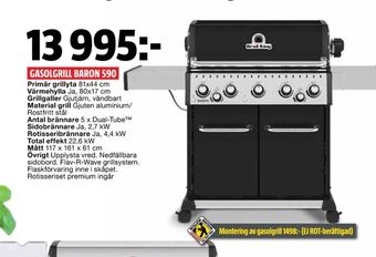 Bauhaus Broil King Gasolgrill erbjuda
