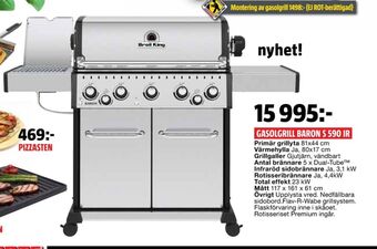 Bauhaus Broil King Gasolgrill erbjuda