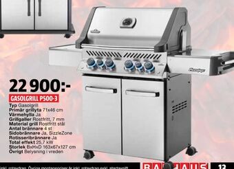 Bauhaus Napoleon Gasolgrill erbjuda