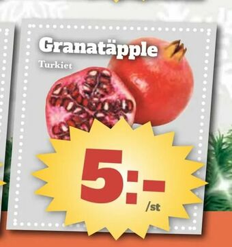 Bonum Matmarknad Granatäpple erbjuda