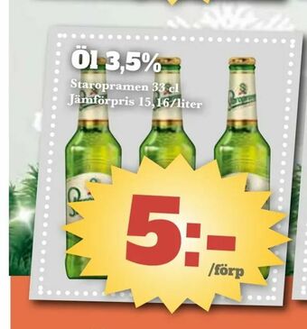 Bonum Matmarknad Öl 3,5% erbjuda