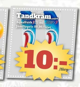 Bonum Matmarknad Tandkräm erbjuda