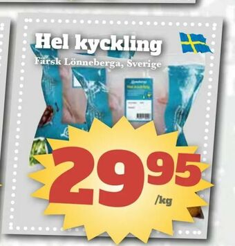 Bonum Matmarknad Hel kyckling erbjuda