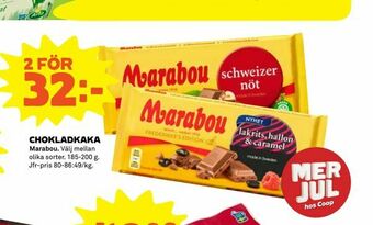 Coop Chokladkaka erbjuda