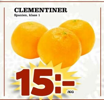 Din Mat Clementiner erbjuda