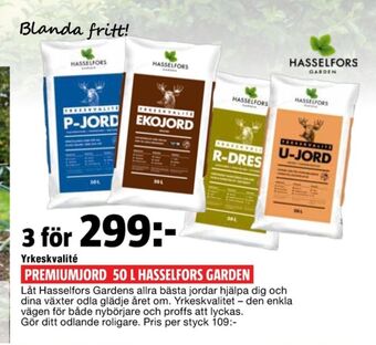 Bauhaus Hasselfors Garden Plantjord erbjuda