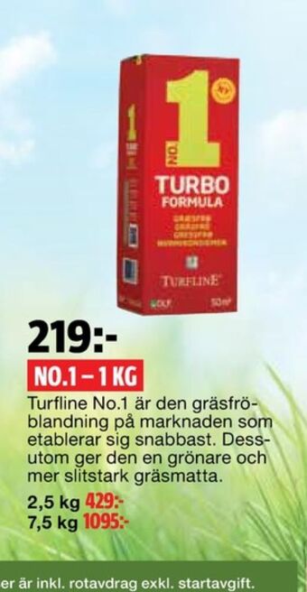Bauhaus Turfline Gräsfrö erbjuda