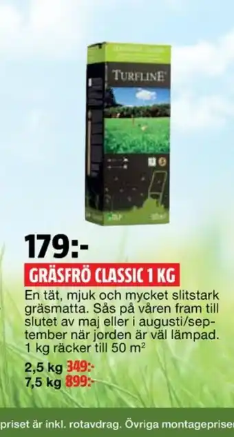 Bauhaus Turfline Gräsfrö erbjuda