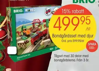 Bondgårdsset med djur