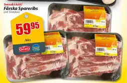 Extra Mjällby Stormarknad Svenskt kött! Färska Spareribs erbjuda