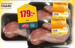 Extra Mjällby Stormarknad Svenskt kött! Fläskfilé erbjuda