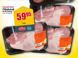 Extra Mjällby Stormarknad Svenskt kött! Fläskste erbjuda