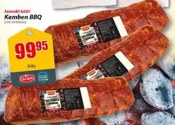 Extra Mjällby Stormarknad Svenskt kött! Kamben BBQ erbjuda