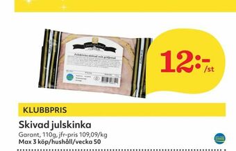 Hemköp Skivad julskinka erbjuda