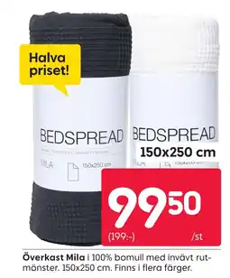 Rusta Överkast Mila erbjuda