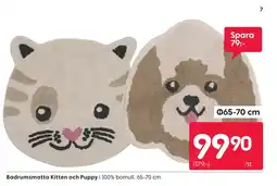 Rusta Badrumsmatta Kitten och Puppy erbjuda