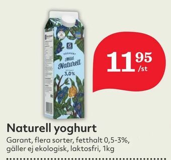 Hemköp Naturell yoghurt erbjuda