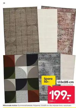 Rusta Mönstrade mattor erbjuda
