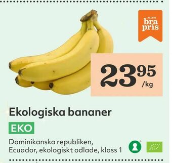 Hemköp Ekologiska bananer erbjuda
