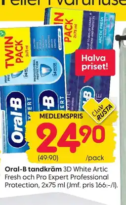 Rusta ORAL-B erbjuda